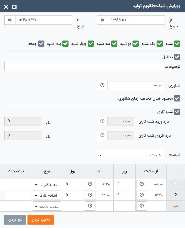 ویژگی های نرم افزار منابع انسانی