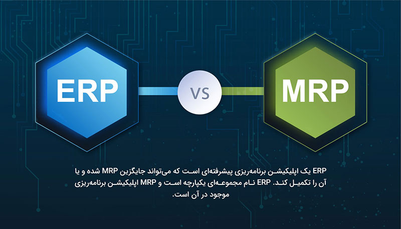 تفاوت mrp و erp